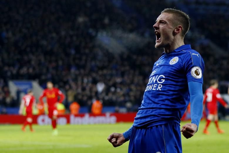 Leicester will look to Jamie Vardy for goals today against Sevilla. The striker has found his scoring boots with a brace against Liverpool last month.