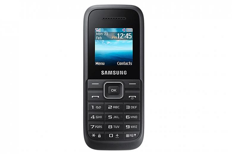 At $68, the Samsung Keystone 3 (B109H) is the cheapest phone in this roundup.