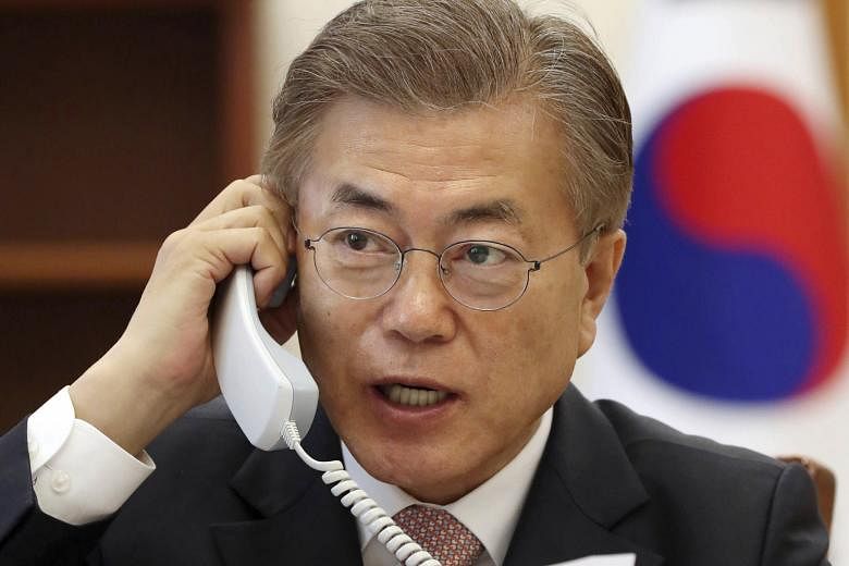 New South Korean President Moon Jae In faces the challenging task of dealing with North Korea's nuclear threat.