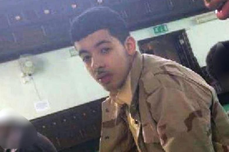 Libyan Ramadan Abedi (far left), the father of Salman Abedi (above), the bomber who killed 22 concert-goers in an attack in Manchester on Monday, was taken into custody yesterday. A photo (left) released on the Facebook page of Libya's Special Deterr