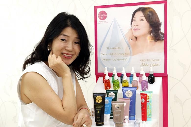 Entrepreneur Akiko Yokota and her husband invested $750,000 in savings into starting the V10 Plus skin care line, confident that it would do well globally. It was launched in March 2005. The brand now has a presence in 25 countries, where its product