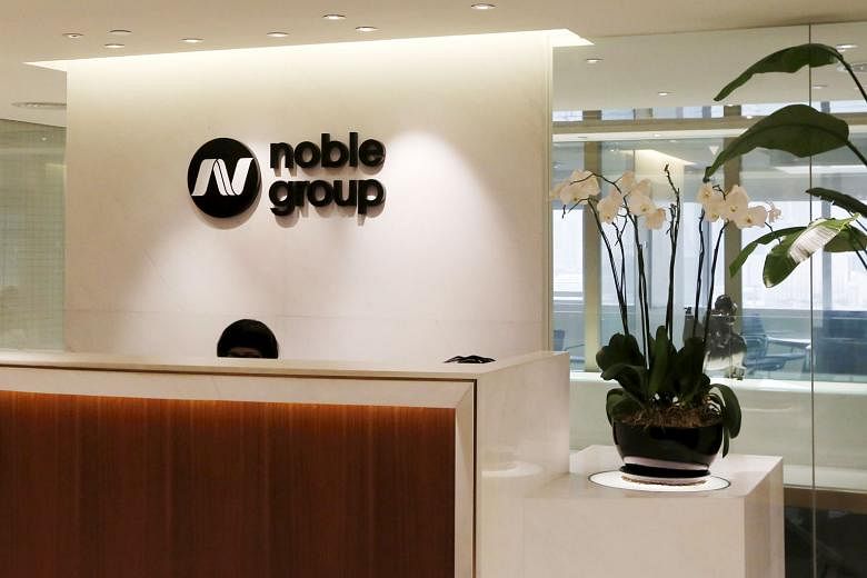 Noble's market capitalisation has fallen from a peak of more than S$10 billion to S$430 million. Its probability of default, implied by its five-year credit default swap, has been hovering at around 93 per cent since mid-May.