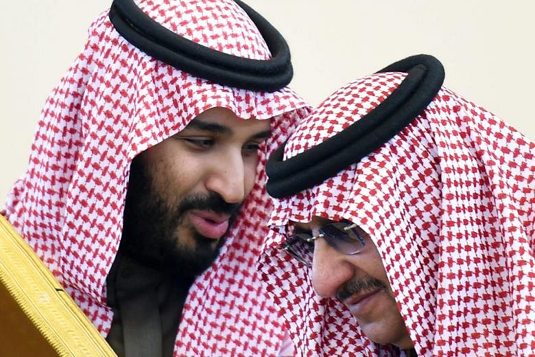 Saudi King Salman, who ascended the throne in 2015 after his half-brother's death, is a devout Muslim who is also reputed to be a moderate and relatively outward-looking. Prince Mohammed bin Salman (left), who has replaced Prince Mohammed bin Nayef a