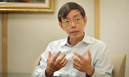 Mr Peter Ong, Permanent Secretary at the Ministry of Finance (MOF), has been reappointed as chairman of the Inland Revenue Authority of Singapore (Iras) board. -- ST FILE PHOTO: ALPHONSUS CHERN