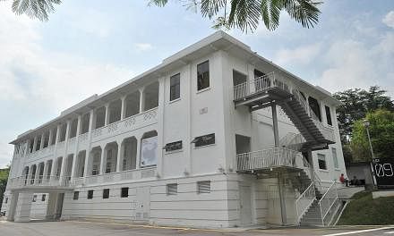 Gillman Barracks. Once a ghost town of sorts with only serious art collectors making the trek to that remote corner of Alexandra Road, gallery enclave Gillman Barracks has seen stirrings of life in the last six months. -- ST FILE PHOTO: LIM YAOHUI&nb