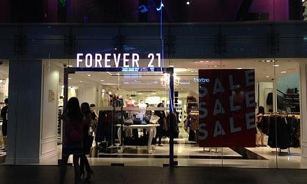 The Forever21 store at 313@Somerset. -- ST PHOTO: BRYNA SINGH