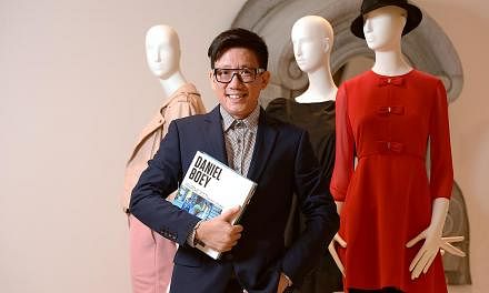 Daniel Boey's new autobiography is called The Book Of Daniel: Adventures Of A Fashion Insider. -- ST PHOTO:&nbsp;DESMOND WEE