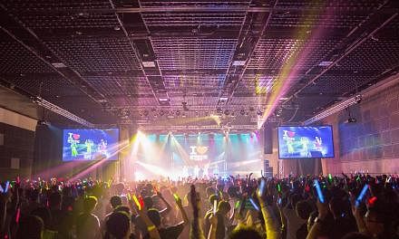 Anime Festival Asia 2014 will feature the I Love Anisong Concert of Japanese artists (above), and also cosplay guest stars such as Kaname from Japan. -- PHOTO: ANIME FESTIVAL ASIA 2014/SOZO