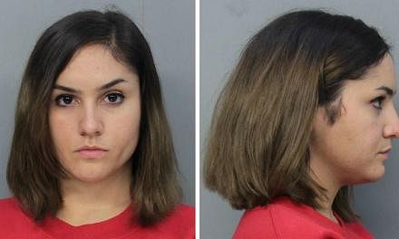 Dago was in the midst of a break-up with her boyfriend, and shot off a string of angry messages to his phone while having a night out at clubs. -- PHOTO: MIAMI DADE CORRECTIONS