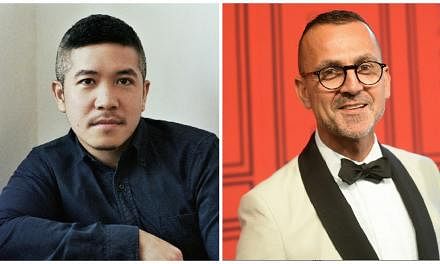 Thai-American designer Thakoon Panichgul (left) sat down with Council of Fashion Designers of America (CFDA) chief executive Steven Kolb to share his thoughts on his brand and the fashion industry. -- PHOTOS: THAKOON/STEVEN KOLB