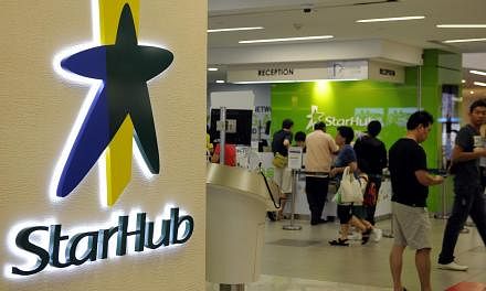 StarHub announced that its net profit for the first quarter ended March 31 fell by 12.4 per cent to $73.7 million. -- PHOTO: BLOOMBERG&nbsp;