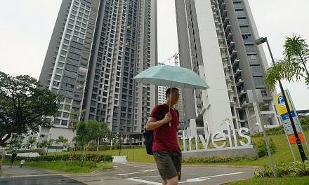 EL Development said it is considering extending the one-year warranty on all furnishings and fittings for owners of the Trivelis project in Clementi and offering free safety films for glass shower panels. ST -- PHOTO: DESMOND WEE