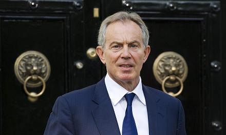 Former British prime minister Tony Blair has resigned as the envoy of the Middle East Quartet diplomatic group, according to a source close to him. -- PHOTO: EPA&nbsp;