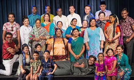 The play, with a budget of $120,000, is about the lives of six Indian families, one Chinese family and one Malay family.
