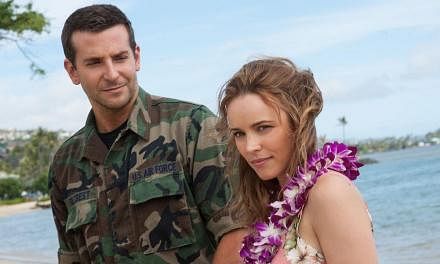 Feelings between two ex-lovers, played by Bradley Cooper and Rachel McAdams, are rekindled when they meet in Hawaii.