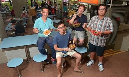 Four hawker stalls from Amoy Street Food Centre were given the Bib Gourmand rating in the inaugural Michelin Guide for Singapore, to be launched next Thursday. The rating rewards establishments offering high-quality meals for less than $45. The proud