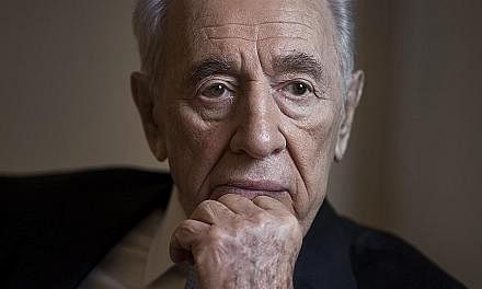 A picture of then Israeli President Shimon Peres taken in New York in 2012. He never left the public stage during Israel's seven decades.