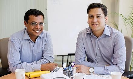 "You need to keep innovating and driving things forward," said Mr Binny Bansal (right), seen here with co-founder Sachin Bansal.