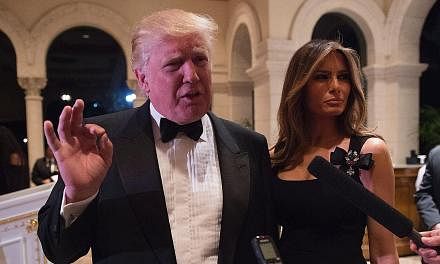 Mr Trump, accompanied by his wife Melania for a New Year's Eve party in Florida on Saturday, cast further doubts on allegations that there was Russian interference in the US elections, and claimed that more information on the issue will be revealed "