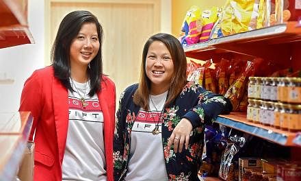 Co-founders Ms Chong (left) and Ms Lin of The Social Co, a think-tank aimed at solving social issues. Their new initiative, The Social Pantry, provides employment to people with disabilities.