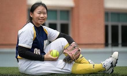 Softball player Sydney Tan was accepted by Nanyang Girls' High School under the Direct School Admission scheme, even though her PSLE T-score of 249 was below the school's usual cut-off.