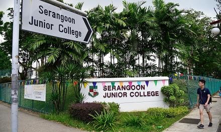 Serangoon JC is one of 28 schools merging in 2019. MOE expects the proportion of students entering JCs to hold steady.
