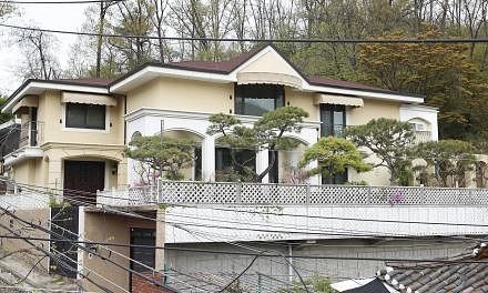 The new house of ousted former South Korean president Park Geun Hye is in Naegokdong, in southern Seoul.
