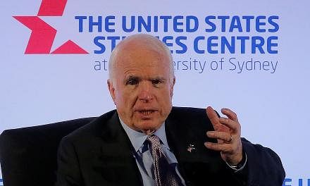 Senator John McCain excused his questions by saying he had stayed up late the night before.