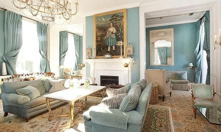 The drawing room of the Summer Lodge Country House Hotel, Restaurant and Spa in Dorset.