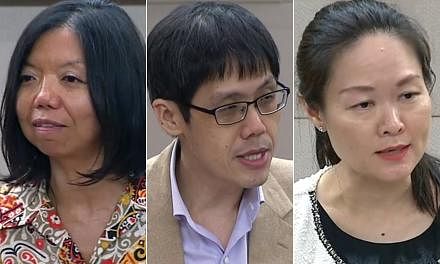 Nominated MPs (from left) Anthea Ong, Walter Theseira and Irene Quay had concerns about the fake news Bill.