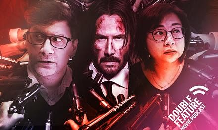 John Wick Chapter 3, review, Double Feature movie podcast, Keanu Reeves