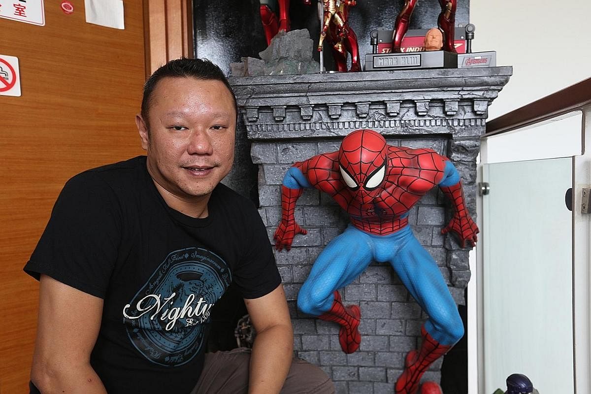 Mr Danny Lim with Imaginarium Art model The Amazing Spider-Man.