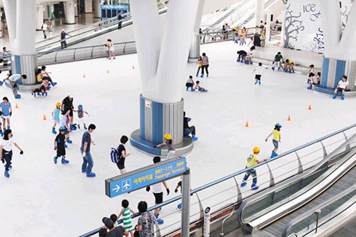 Children on a layover at Munich International Airport will be kept entertained by its huge playground.