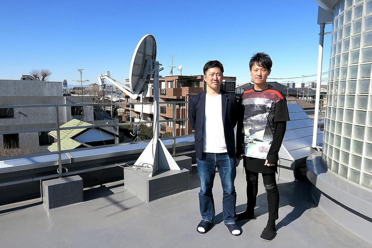 Studio Colorido's Hideo Uda (left) and Eallin's Hisatsugu Kasajima at the Studio Colorido office near Tokyo's hipster hub of Shimo-Kitazawa. Their companies frequently collaborate with the aim of exporting Japanese work overseas. Above: Penang native
