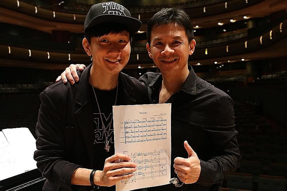 My life so far: Other singers Goh has worked with include Taiwanese pop star A-mei and Singapore singer JJ Lin (above).