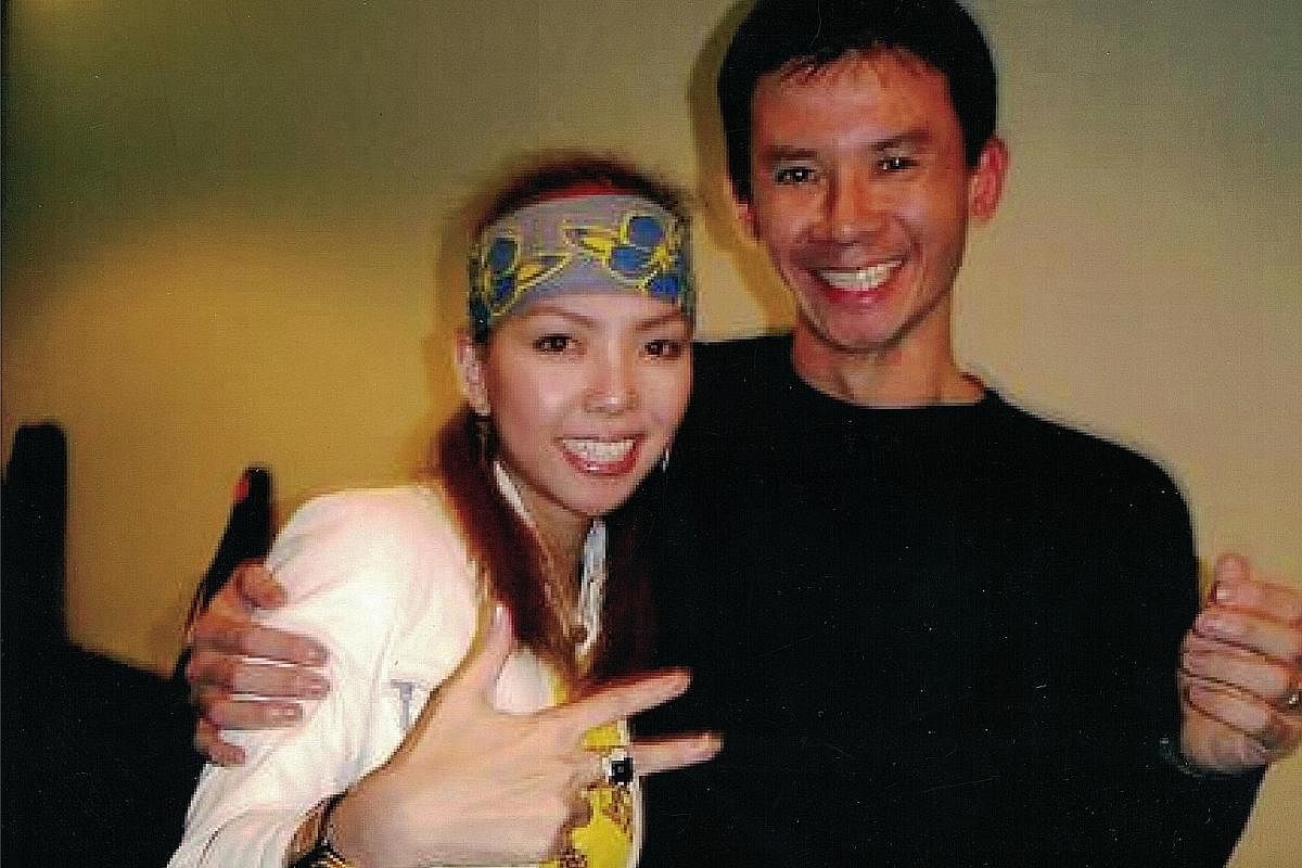 My life so far: Other singers Goh has worked with include Taiwanese pop star A-mei (above) and Singapore singer JJ Lin.