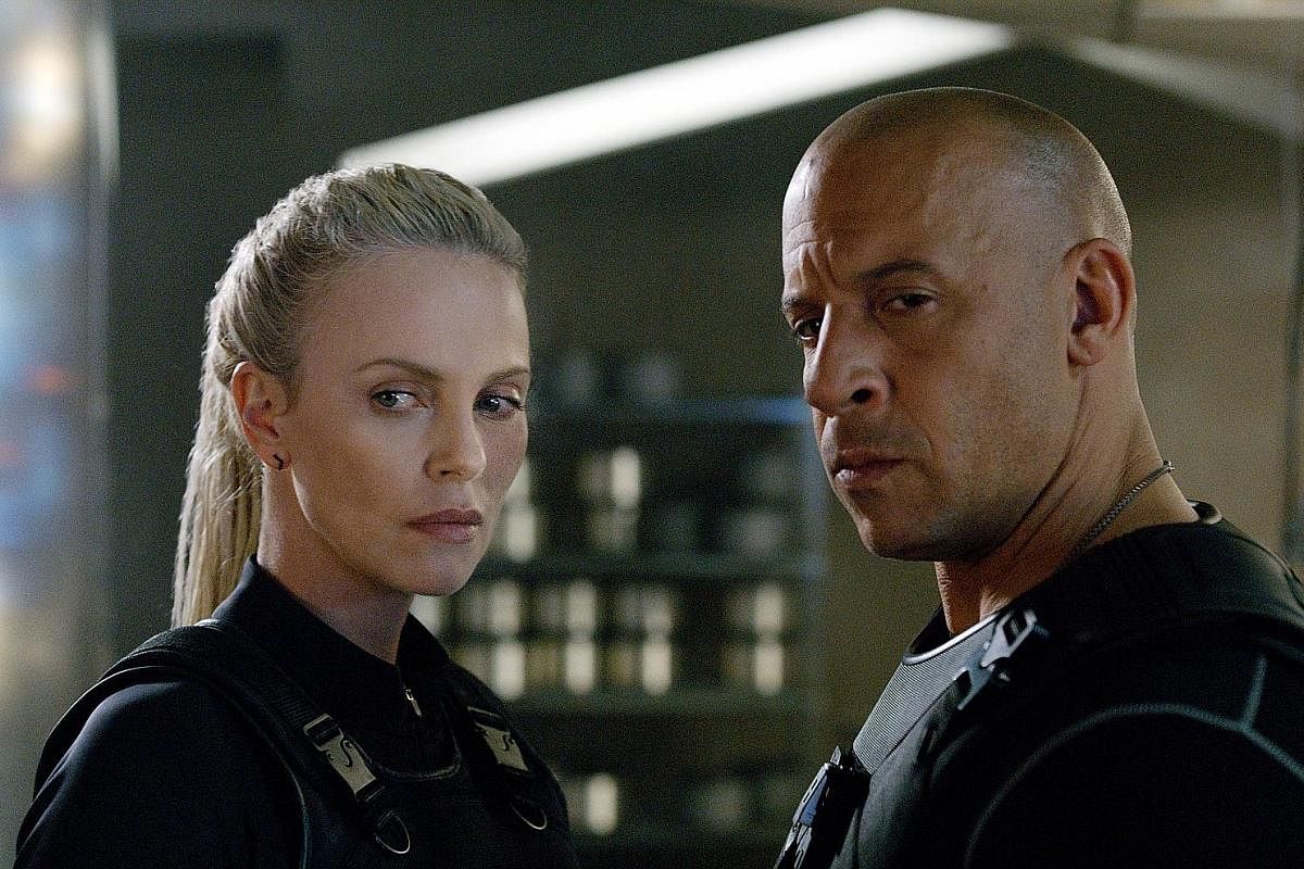Vin Diesel reprises his role as Dominic Toretto and Charlize Theron plays Cipher, the franchise's first female villain.