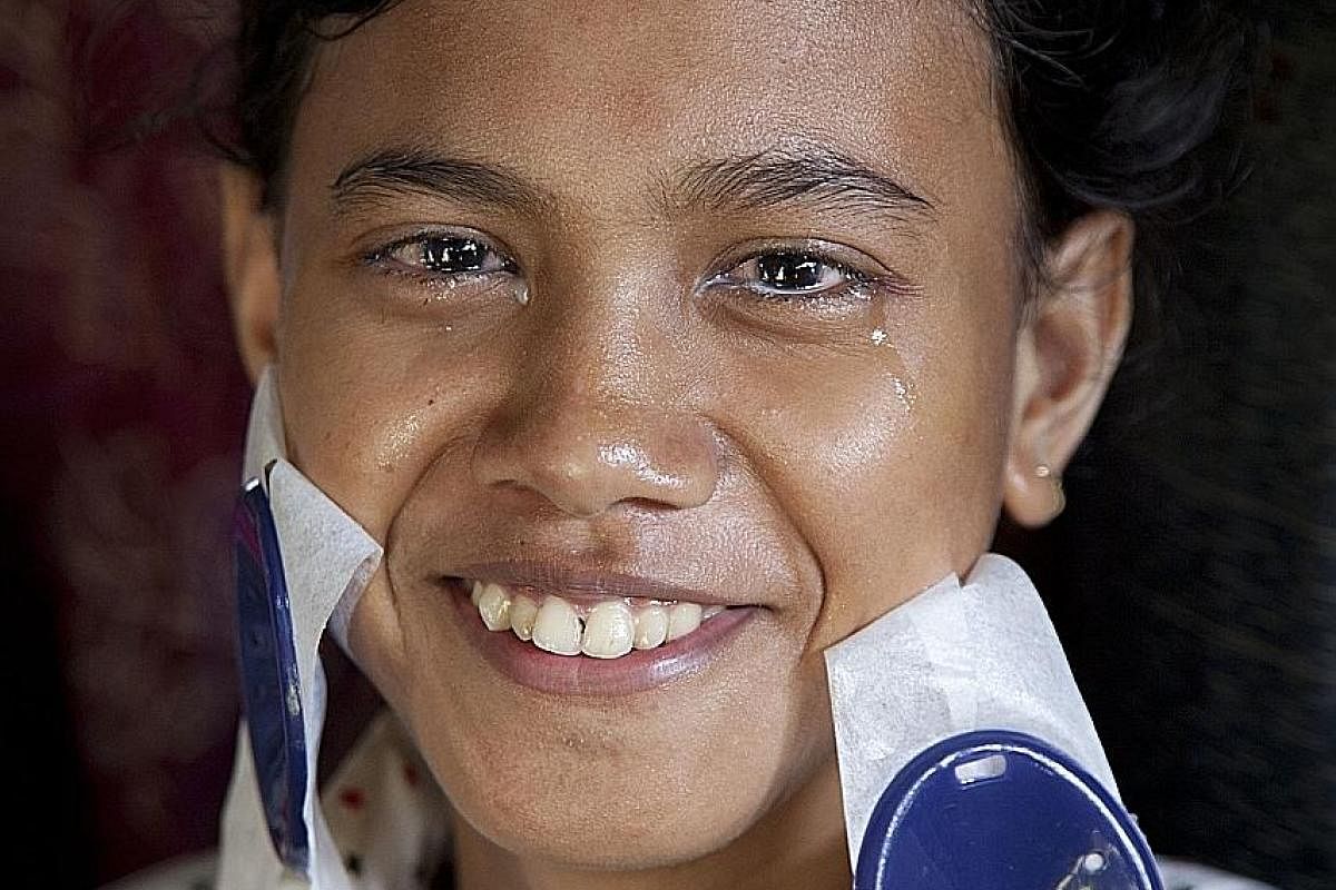 A New Vision's volunteer eye surgeons have performed nearly 20,000 operations for the rural poor through its surgical outreach events in Indonesia. Fifteen-year-old Maslia Lubis had been blinded by cataracts since the age of three. She got her sight 