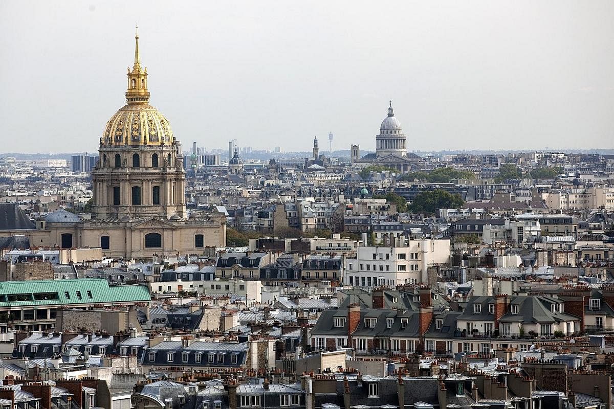 Paris roofscape. In European cities, getting permission to install a solar photovoltaic roof is hard because of aesthetic landscape constraints. An Italian company hopes to change that.