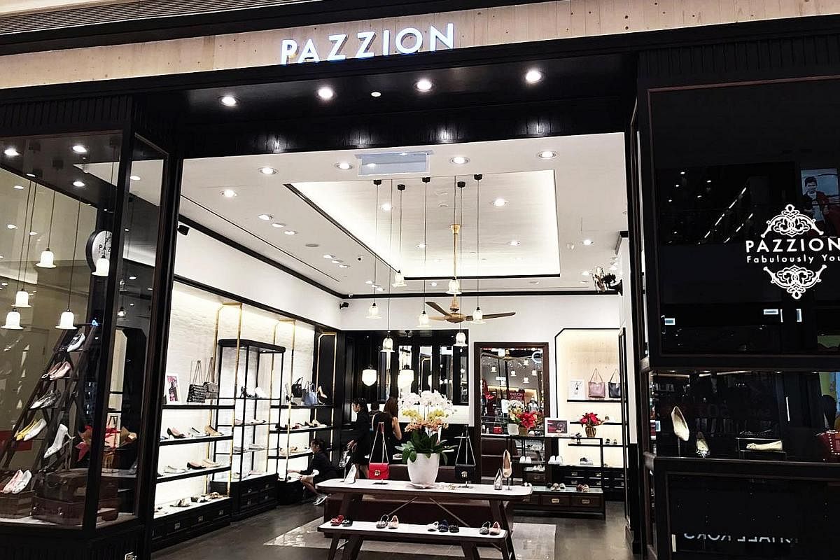 Singapore shoe label Pazzion ventured to Thailand in 2005 and is now available in 10 countries worldwide, including in Pavilion Shopping Mall (right) in Kuala Lumpur, Malaysia. In Good Company, which designs fashion for women, men and children, is av