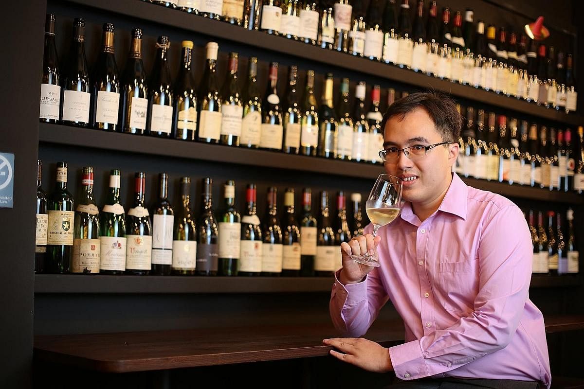 Master wine taster Jackie Ang attributes his skill to hard work and training.