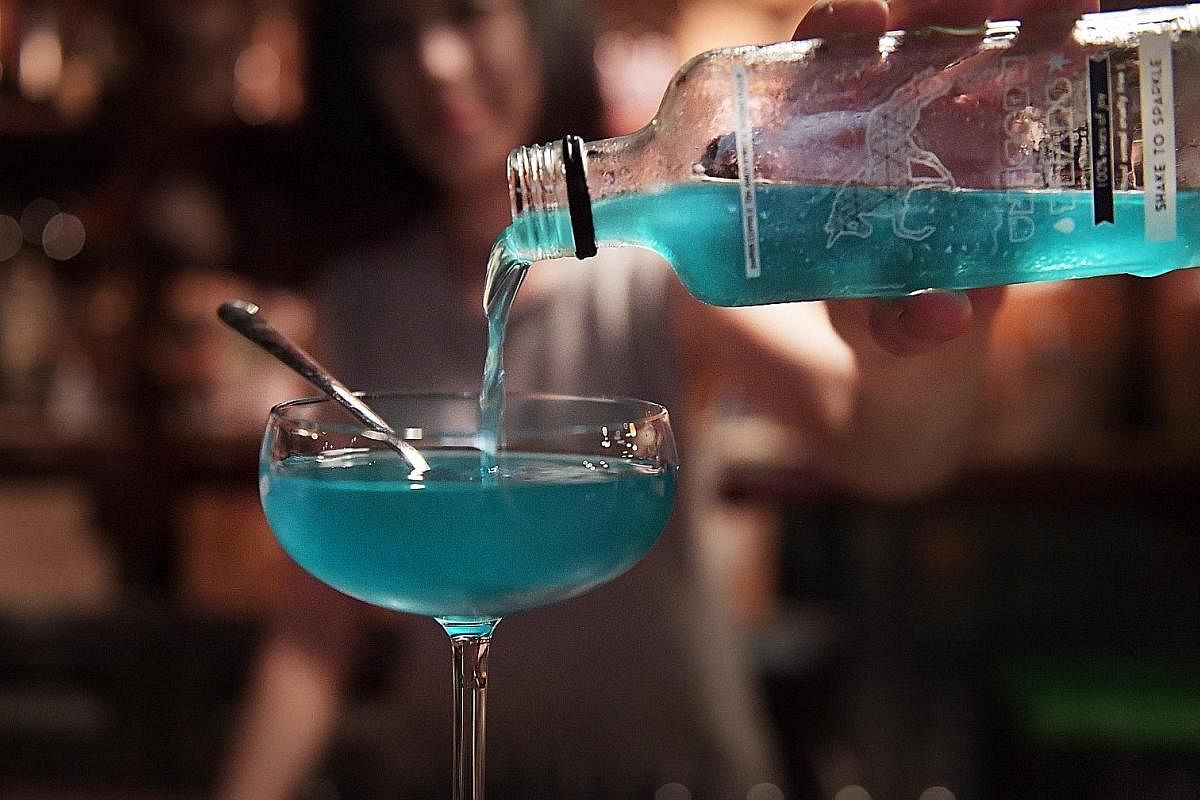 Sip on Unicorn Tears, an aquatic blue soft drink with edible sparkles. The Singapore Coffee Festival promises to give you a buzz.
