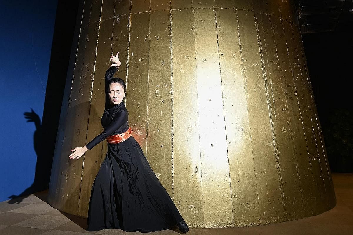 Singapore-based Mongolian Hao Na (above) is one of four dancers in Soulful Steps for Moonfest.