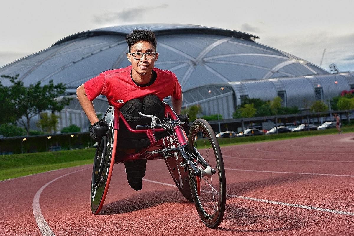 Despite his early difficulty as a wheelchair racer, Shahrul Izwan's determination was a key factor in propelling him to his first APG.