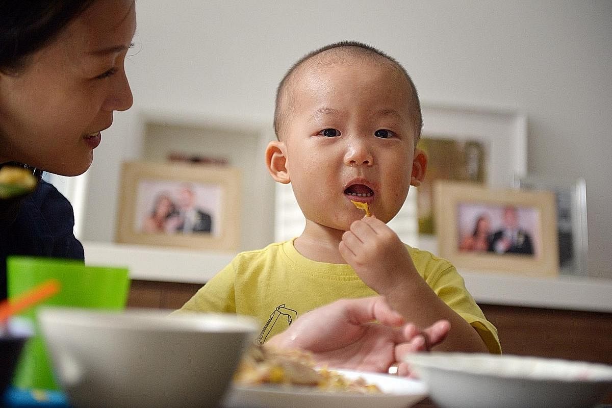 Ms Amanda Chan prepares food that is safe for Corey to consume even when they eat out. At the age of six months, he was diagnosed as being allergic to peanuts, eggs, milk and shellfish, as well as products containing any of these items. Mohammad Zain