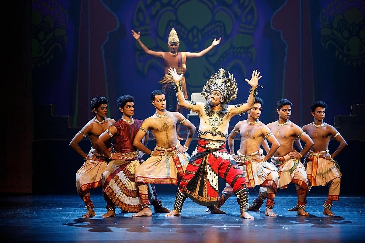 Anjaneyam - Hanuman's Ramayana (above), a retelling of the Ramayana from the perspective of Hanuman, the monkey warrior, is a cross-cultural performance.