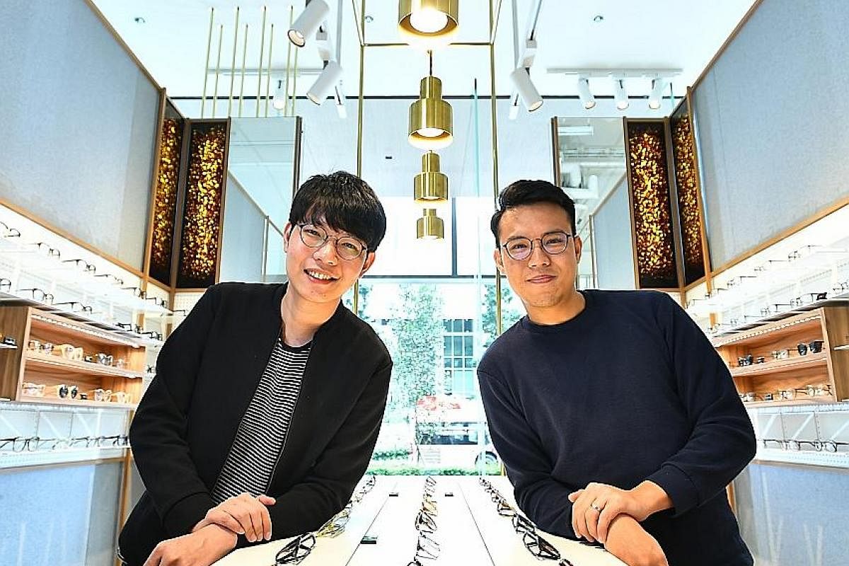 Silas (left) and Shamus Hwang rebranded their father's business to create eyewear label O+.