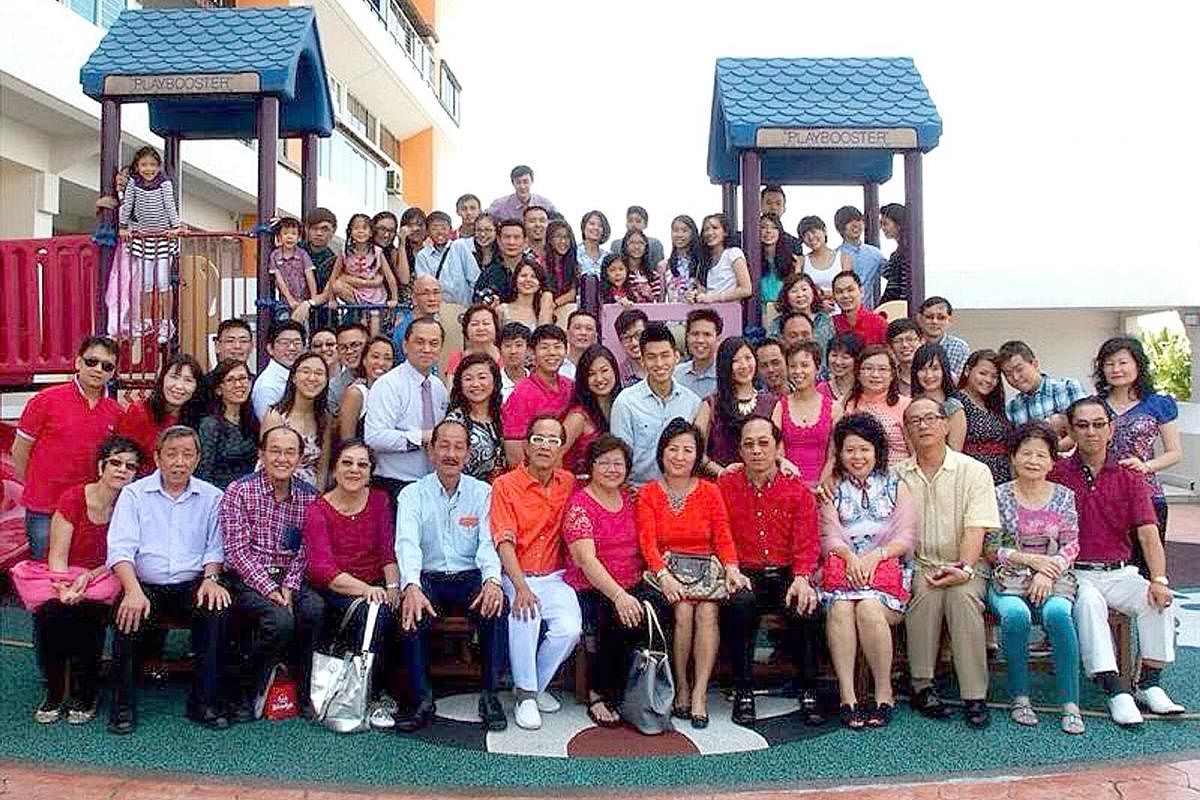 In 2014, more than 90 family members across three generations turned up for the Thia family's Chinese New Year gathering. Since then, a big gathering has been a regular thing for the family.