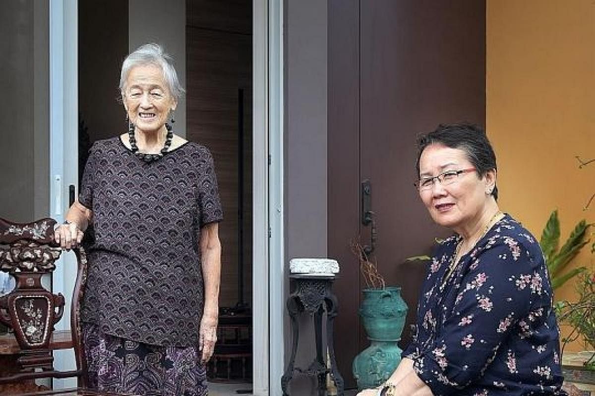Madam Chung Khin Chun has been living with her niece Hedy Mok at the latter's semi-detached house off Upper East Coast Road since 2014. The elderly woman's property in Gerald Crescent, off Yio Chu Kang Road, was put up for sale by tender at a minimum