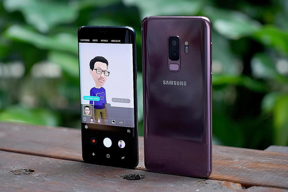 Samsung has chosen to focus its attention on camera upgrades and gimmicks such as AR Emoji (above) to make its S9 phones stand out.